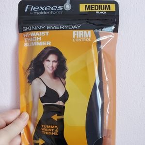 Flexes by maidenform tummy and thigh slimmer, szM